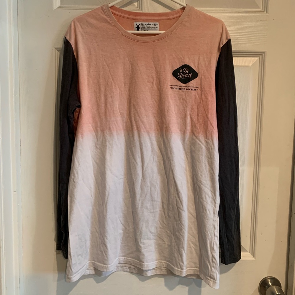 EUC Dutch Bros LS Be Aware Shirt Large